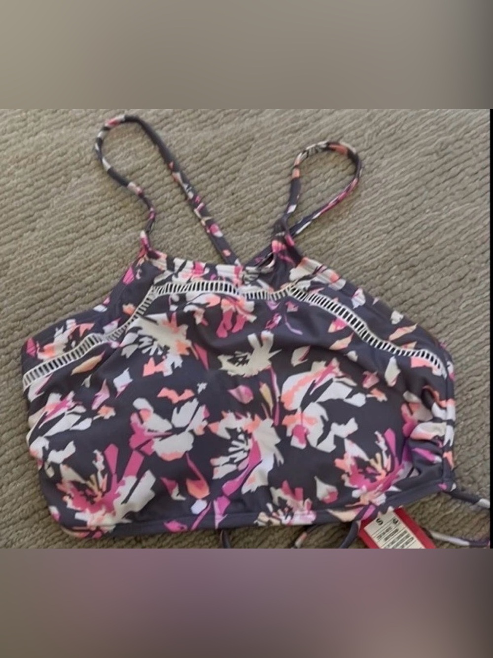 NWT size small xhilaration swim top